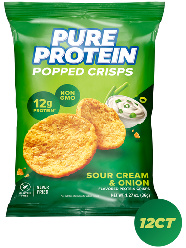 Sour Cream & Onion Popped Crisps